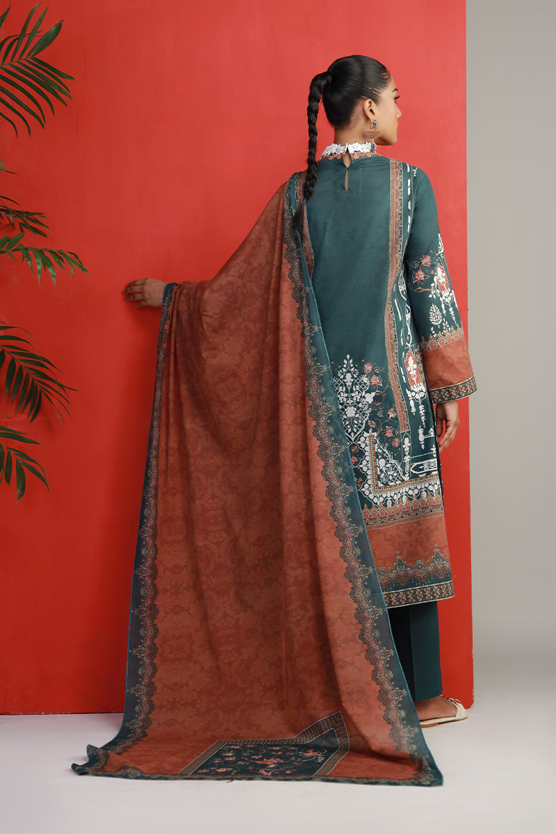 Shamaeel Ansari | Bagh e Bahar Lawn |Noor-e-Gul - Luxury Dress - available at Maria Faisal in UK and USA.
