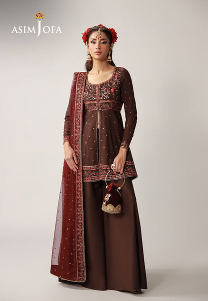 Asim Jofa | Layaan Festive Collection | AJULO-07 - Formal Dress - available at Maria Faisal in UK and USA.