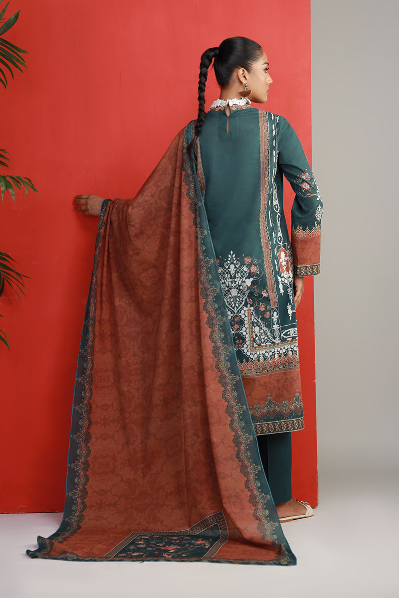 Shamaeel Ansari | Bagh e Bahar Lawn |Noor-e-Gul - Luxury Dress - available at Maria Faisal in UK and USA.