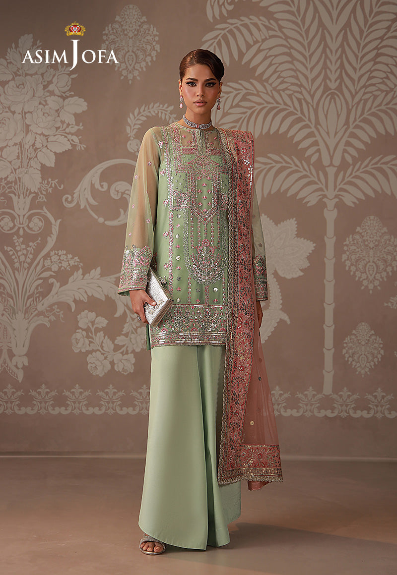 Asim Jofa | Zari Festive Collection | AJULD-10 - Formal Dress - available at Maria Faisal in UK and USA.