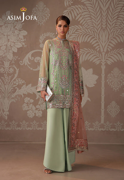Asim Jofa | Zari Festive Collection | AJULD-10 - Formal Dress - available at Maria Faisal in UK and USA.