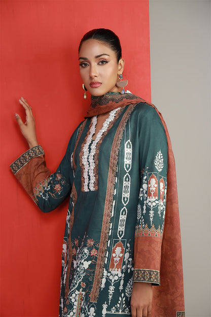 Shamaeel Ansari | Bagh e Bahar Lawn |Noor-e-Gul - Luxury Dress - available at Maria Faisal in UK and USA.