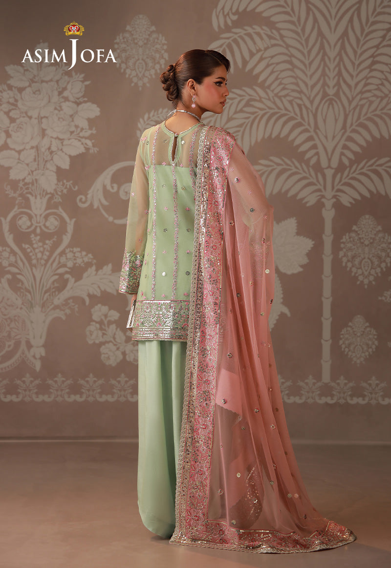 Asim Jofa | Zari Festive Collection | AJULD-10 - Formal Dress - available at Maria Faisal in UK and USA.