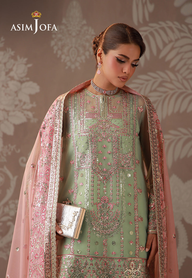 Asim Jofa | Zari Festive Collection | AJULD-10 - Formal Dress - available at Maria Faisal in UK and USA.