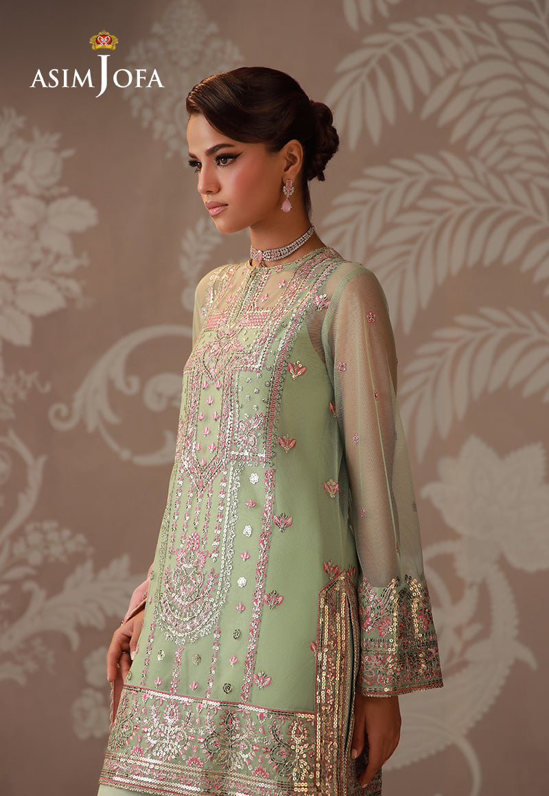 Asim Jofa | Zari Festive Collection | AJULD-10 - Formal Dress - available at Maria Faisal in UK and USA.