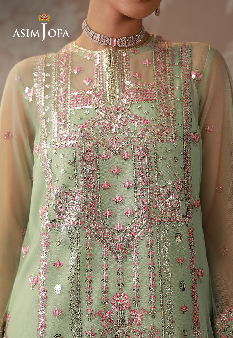Asim Jofa | Zari Festive Collection | AJULD-10 - Formal Dress - available at Maria Faisal in UK and USA.