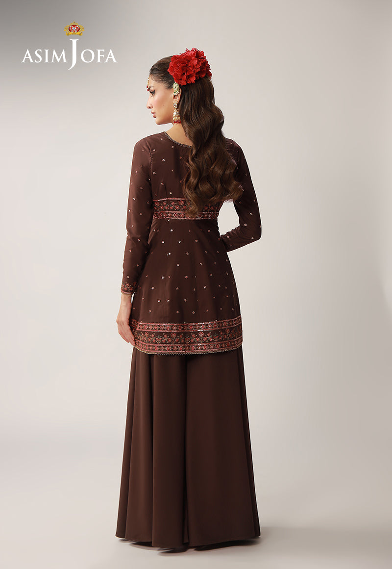 Asim Jofa | Layaan Festive Collection | AJULO-07 - Formal Dress - available at Maria Faisal in UK and USA.