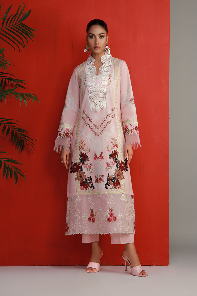 Shamaeel Ansari | Bagh e Bahar Lawn | Gulabo - Luxury Dress - available at Maria Faisal in UK and USA.