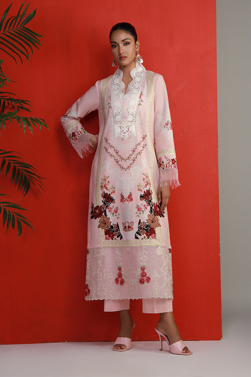 Shamaeel Ansari | Bagh e Bahar Lawn | Gulabo - Luxury Dress - available at Maria Faisal in UK and USA.