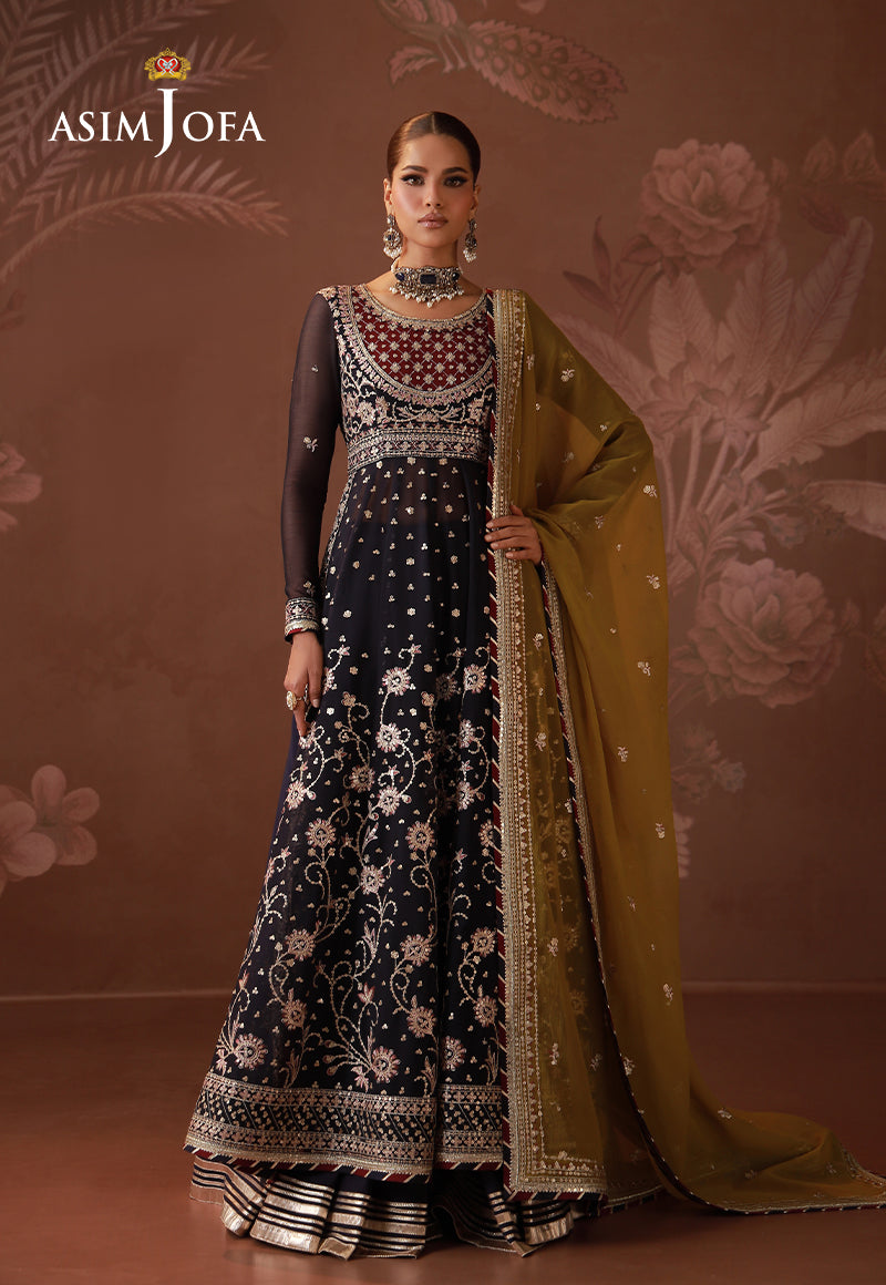 Asim Jofa | Zari Festive Collection | AJULD-01 - Formal Dress - available at Maria Faisal in UK and USA.