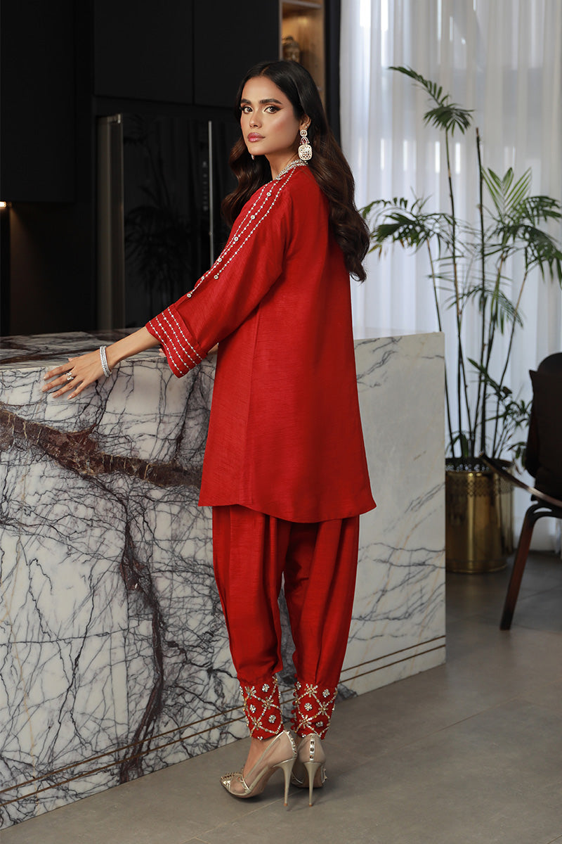 Wardha Saleem | Luxury Pret Traditional Wear | ZIAA (2PC) - Ladies Clothes 