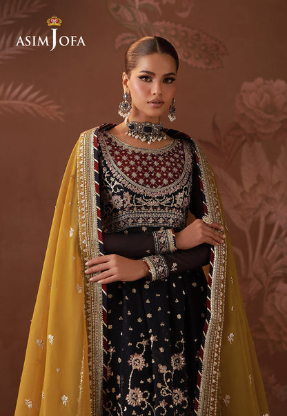 Asim Jofa | Zari Festive Collection | AJULD-01 - Formal Dress - available at Maria Faisal in UK and USA.