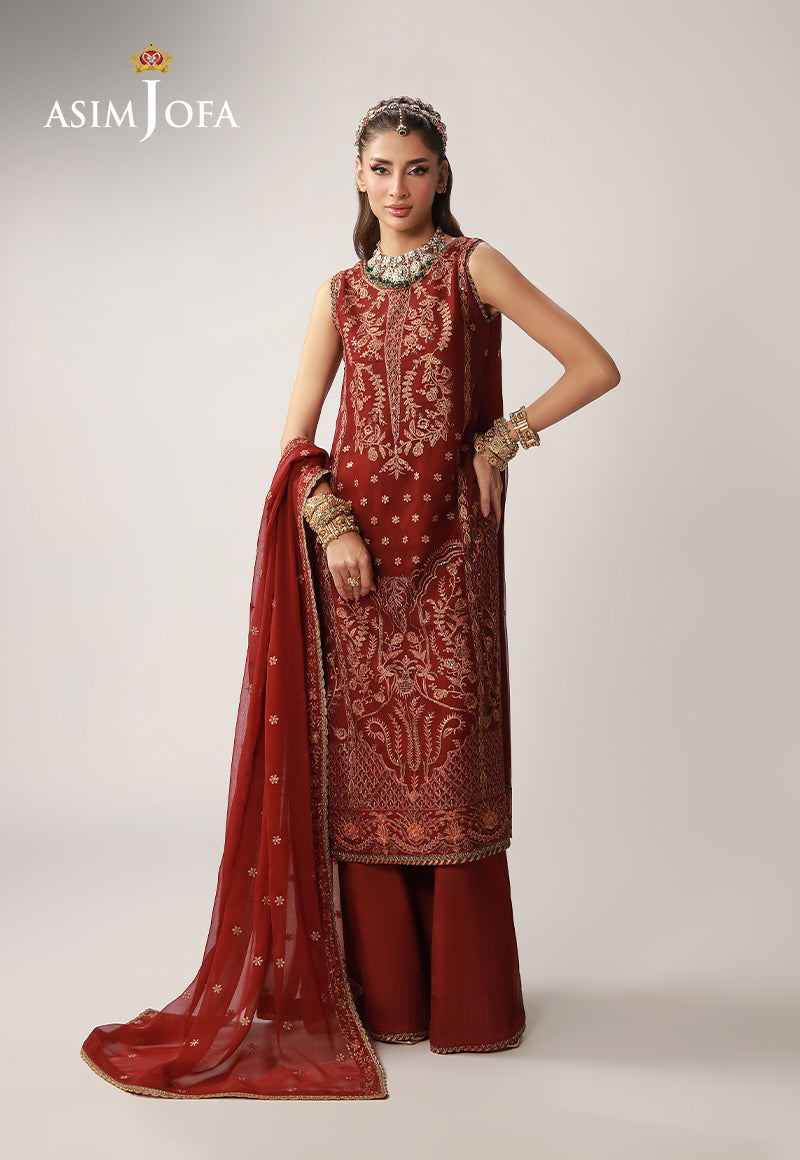 Asim Jofa | Layaan Festive Collection | AJULO-11 - Formal Dress - available at Maria Faisal in UK and USA.