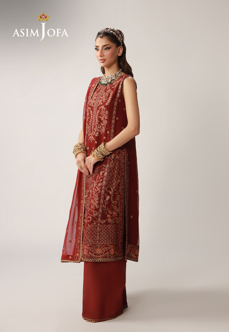Asim Jofa | Layaan Festive Collection | AJULO-11 - Formal Dress - available at Maria Faisal in UK and USA.