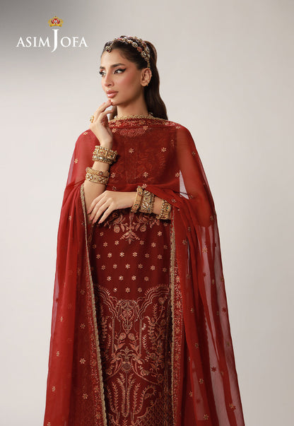 Asim Jofa | Layaan Festive Collection | AJULO-11 - Formal Dress - available at Maria Faisal in UK and USA.