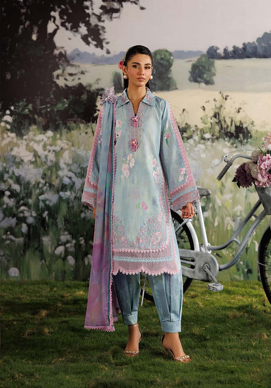 Zarqash | RimJhim The Moonsoon Edit 26 | SHABNAM ZQ001 - Casual Dress - available at Maria Faisal in UK and USA.