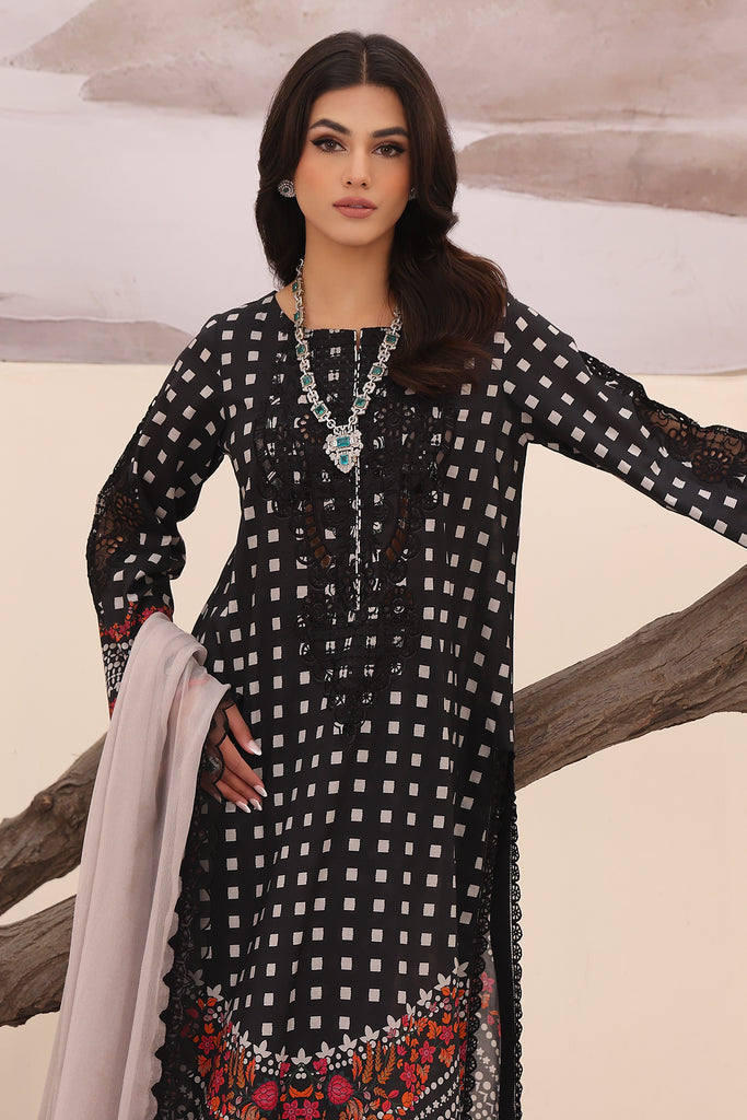 Charizma | Naranji Embroidered Lawn 24 | CN4-009 - Maria Faisal