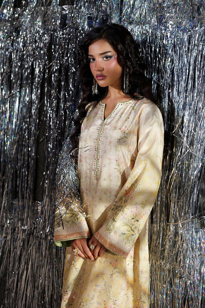 Rangrasiya | Luxe Silk 26 | Perle - Luxury Dress - available at Maria Faisal in UK and USA.