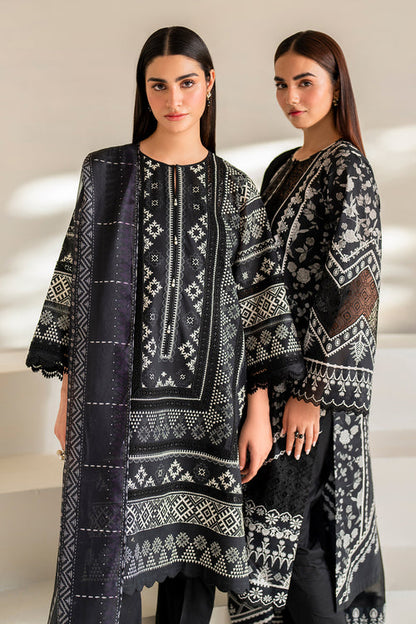 Baroque | Luxury Pret 24 | LAWN UF-671 - Designer Dress with Intricate embroidery and embellishments. Shop elegent wedding dress at Maria Faisal.