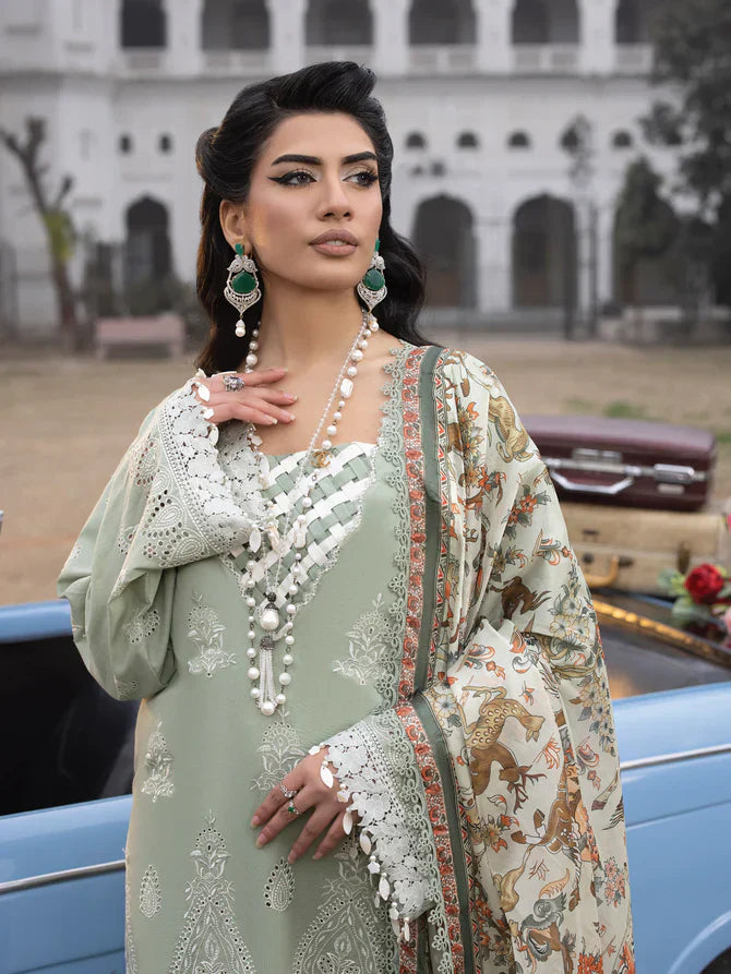 Faiza Faisal | Maya Luxury Lawn | Elena - Maria Faisal