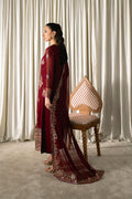 Neeshay | Ready to Wear Chiffon | RTW-CHFN-05 Red - Ladies Clothes - Maria Faisal