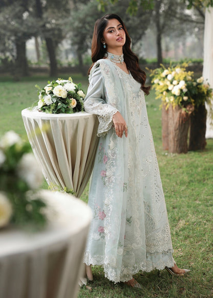 Sardinia | Tales of Petals | OCEAN WAVES - Luxury Dress - available at Maria Faisal in UK and USA.