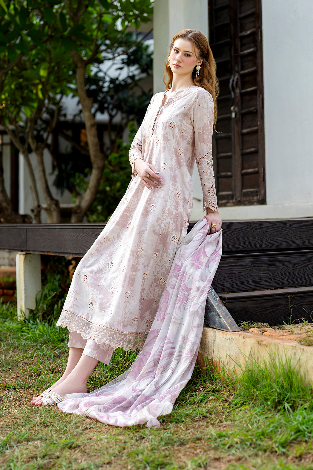 Iznik | lawn 26 | UE-526 - Dress - available at Maria Faisal in UK and USA.