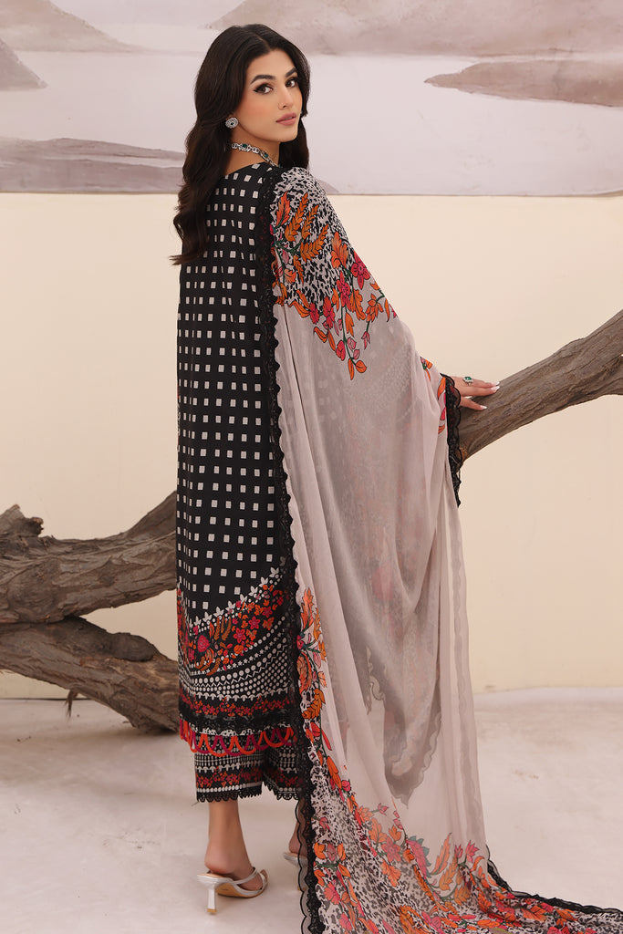 Charizma | Naranji Embroidered Lawn 24 | CN4-009 - Maria Faisal