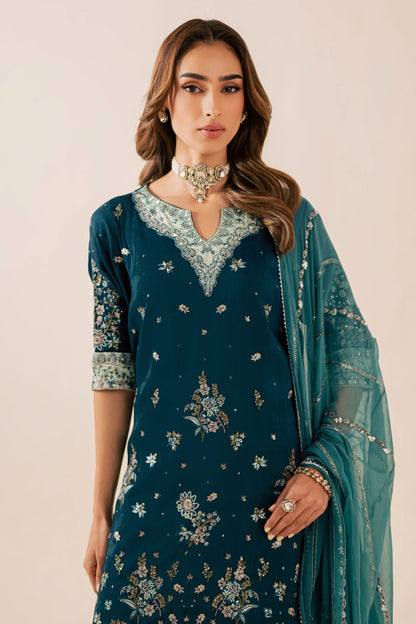 Nureh | Fancy Formal | NP-747 - Formal Dress - available at Maria Faisal in UK and USA.