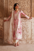 Iznik | Festive Formal | UE-547 Printed Charmeuse - Ladies Clothes - Maria Faisal