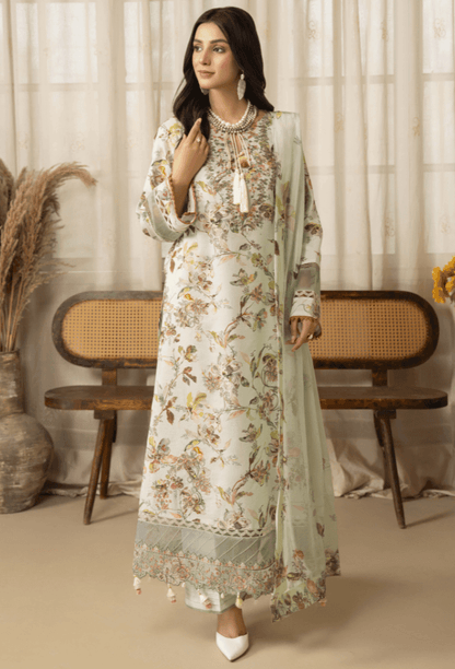 Humdum | Senora Lawn 25 | Senora - D09 by Maria Faisal - Registered Vendor of : Humdum - type : Ladies Clothes - 100% original wedding dresses