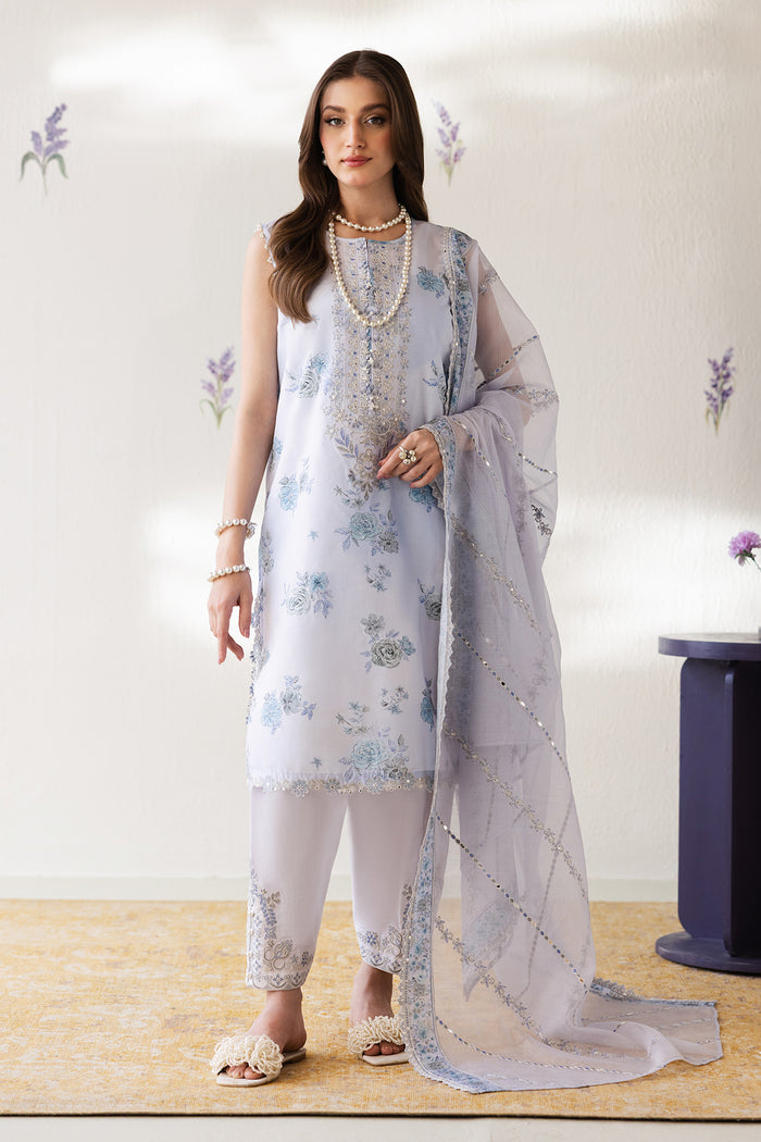 Baroque | Luxury Summer Pret | UF-4424 - Luxury Dress - available at Maria Faisal in UK and USA.