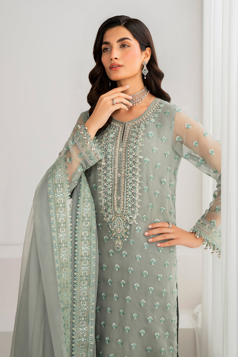 Baroque | Formal Collection | CHIFFON UF-692 - Ladies Clothes 