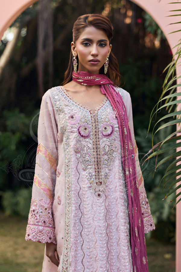 Layla Chatoor | Luxury Pret | Zimal - Luxury Dress - available at Maria Faisal in UK and USA.