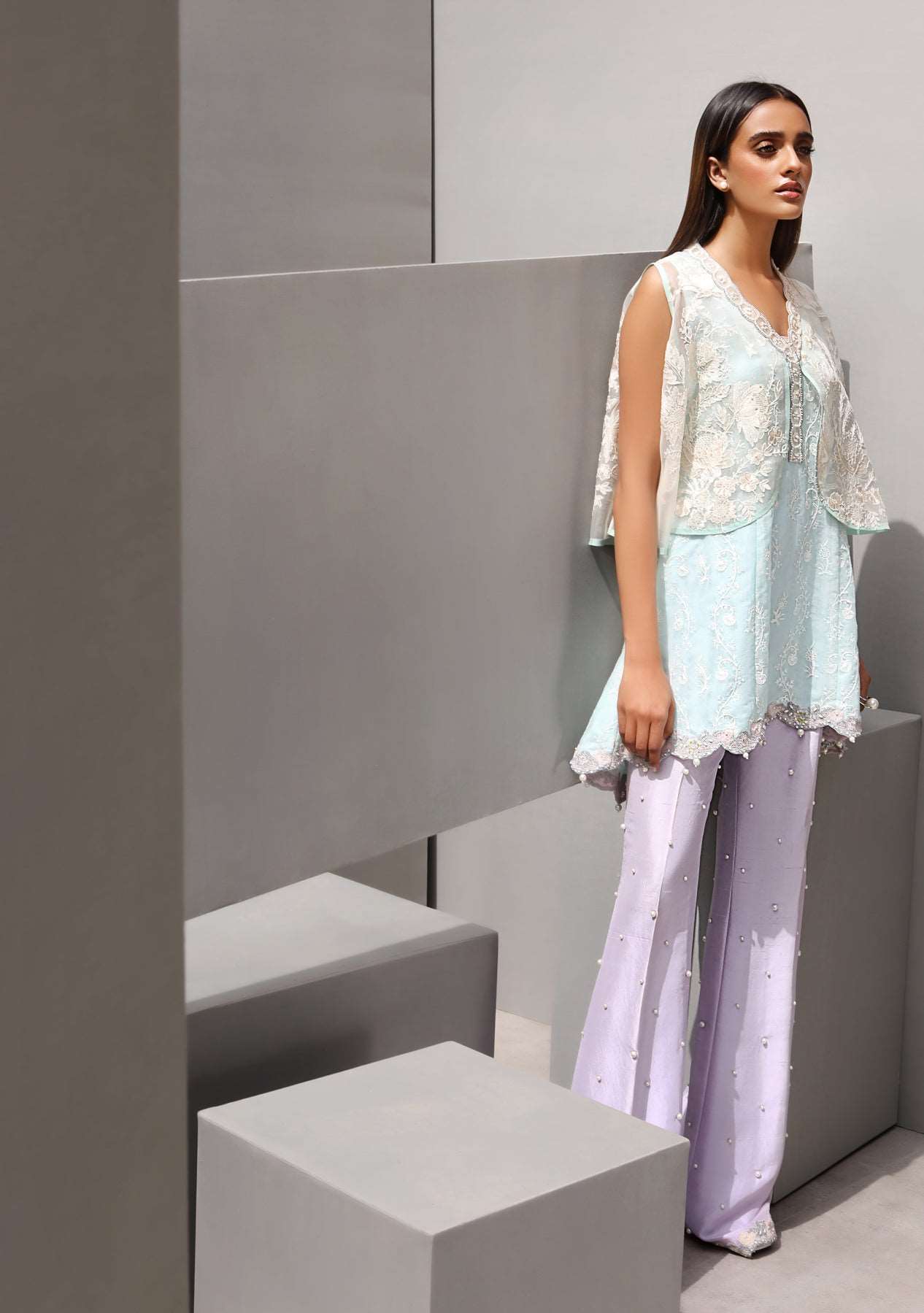 Layla Chatoor | Pret A Porter | LC-01 - Luxury Dress - available at Maria Faisal in UK and USA.
