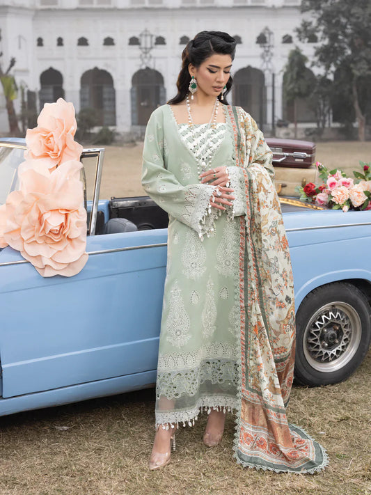 Faiza Faisal | Maya Luxury Lawn | Elena - Maria Faisal