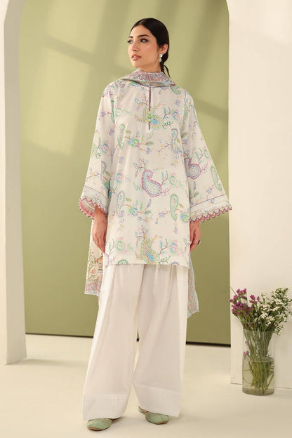 Baroque | Eid Printique | EMBROIDERED PRINTED LAWN UF-4179 by Maria Faisal - Registered Vendor of : Baroque - type : Ladies Clothes - 100% original wedding dresses