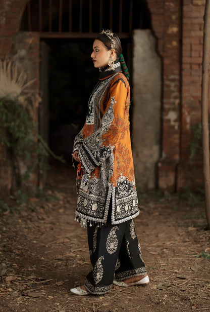 AJR Couture | Sard Sham | Mahrukh - Casual Dress - available at Maria Faisal in UK and USA.