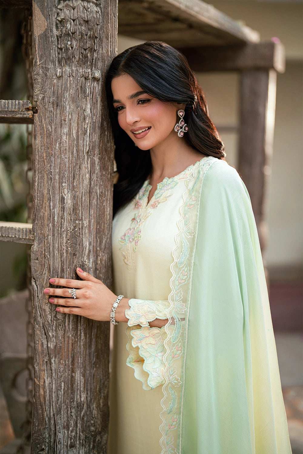 Azure | Vogue Formals | Daisy Dream - Formal Dress - available at Maria Faisal in UK and USA.