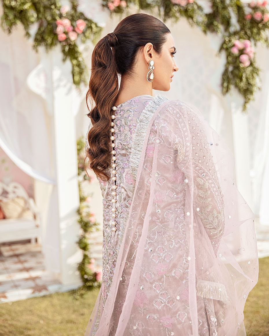 Gulaal | Wedding Formals | CLAIR EMBROIDERED NET 3-PIECE SUIT WS-05