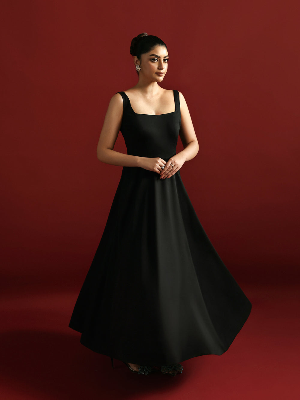 Caia | Basics 26 | Look 5 - Luxury Dress - available at Maria Faisal in UK and USA.