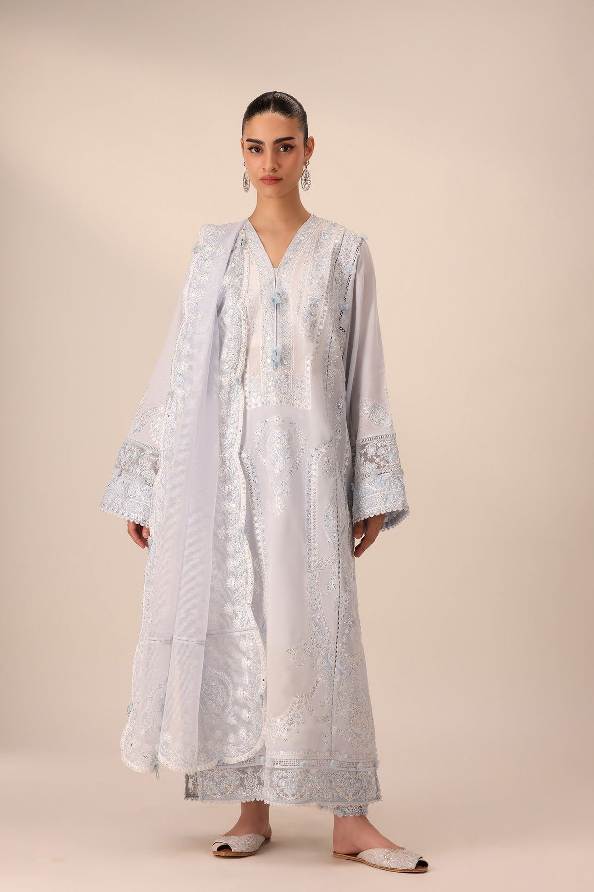 Elan | Stitched Pret 26 | ROUHAAN (EL26-04 A ST) - Luxury Dress - available at Maria Faisal in UK and USA.