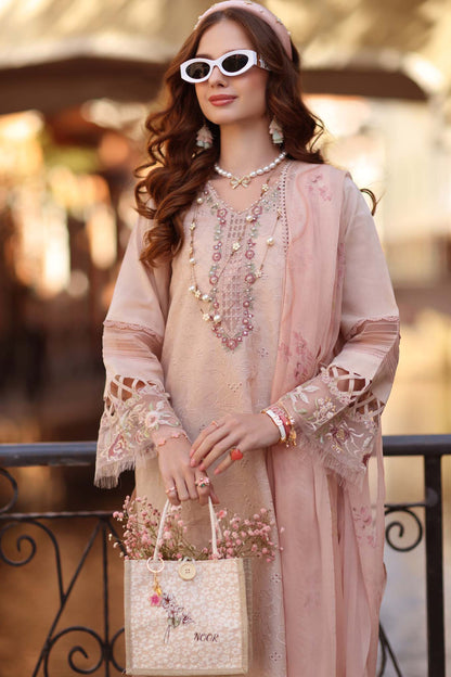 Noor by Saadia Asad | Eid Luxe Printkhaas 26 | D6 - B - Ballet Pink - Luxury Dress - available at Maria Faisal in UK and USA.
