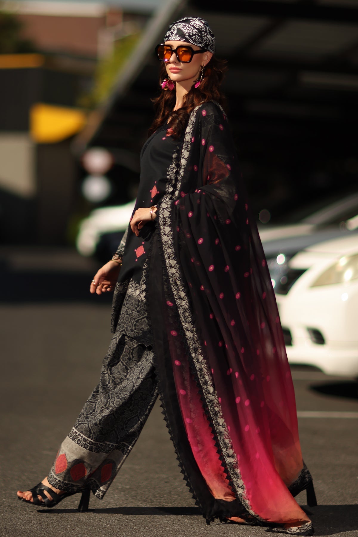 Charizma | Andaaz Lawn 26 | CAD6-05 - Luxury Dress - available at Maria Faisal in UK and USA.