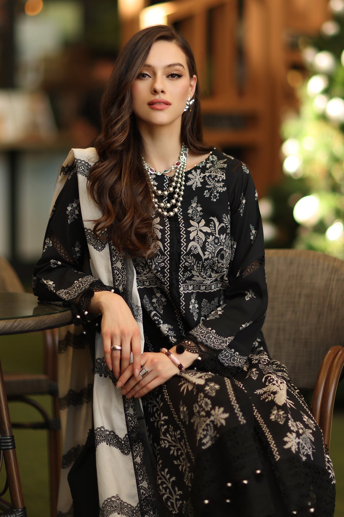 Charizma | Range Lawn | RN6-01 - Luxury Dress - available at Maria Faisal in UK and USA.