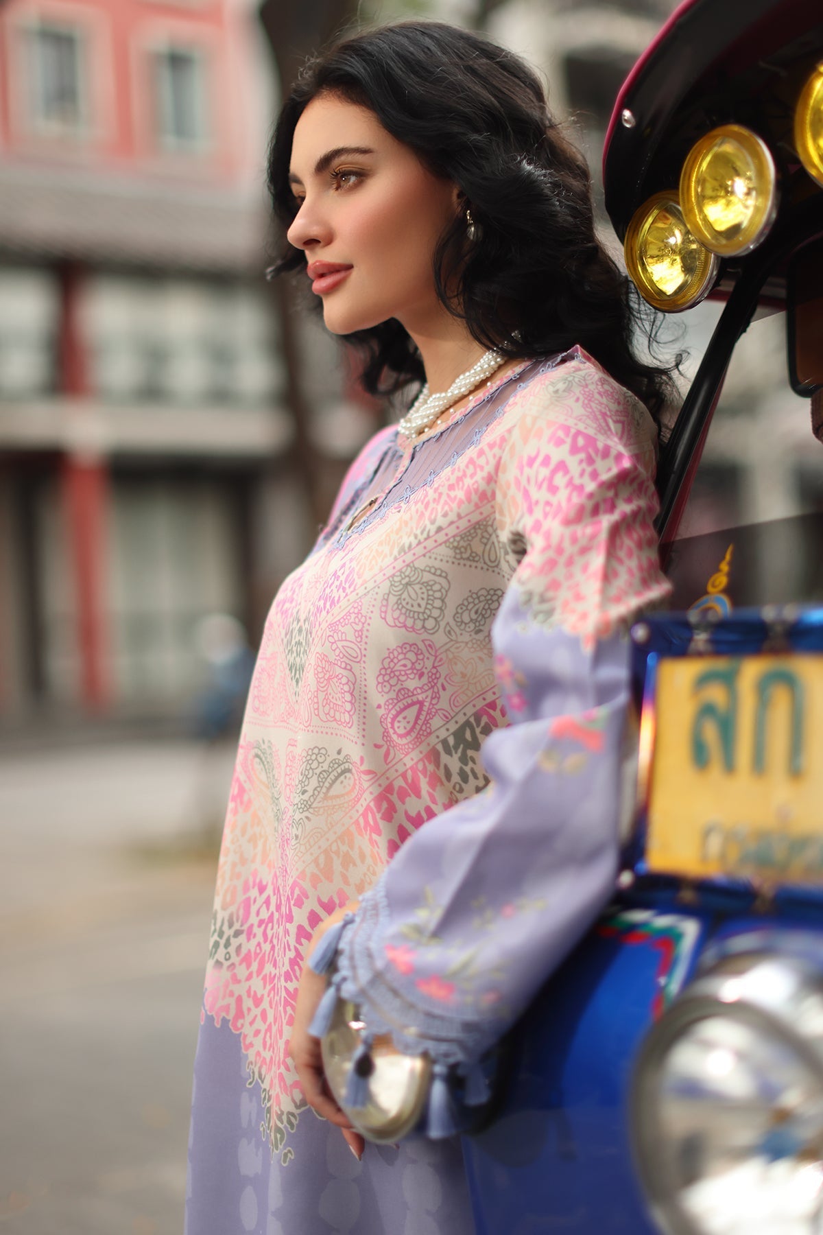 Charizma | Combination Lawn | CC6-22 - Luxury Dress - available at Maria Faisal in UK and USA.