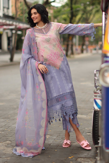 Charizma | Combination Lawn | CC6-22 - Luxury Dress - available at Maria Faisal in UK and USA.
