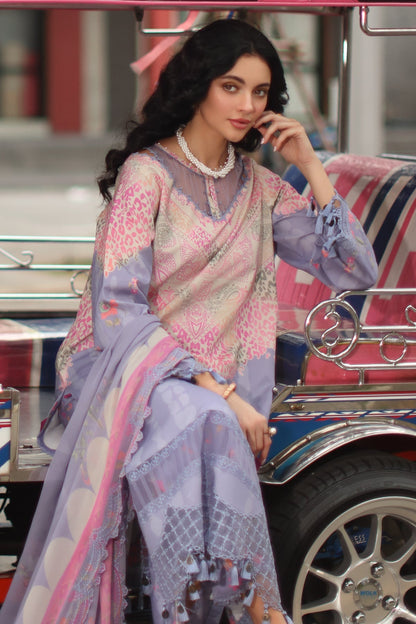 Charizma | Combination Lawn | CC6-22 - Luxury Dress - available at Maria Faisal in UK and USA.
