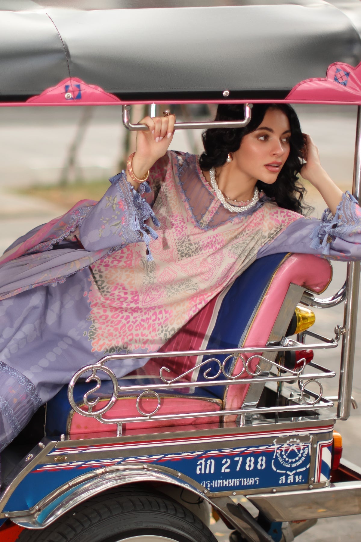 Charizma | Combination Lawn | CC6-22 - Luxury Dress - available at Maria Faisal in UK and USA.