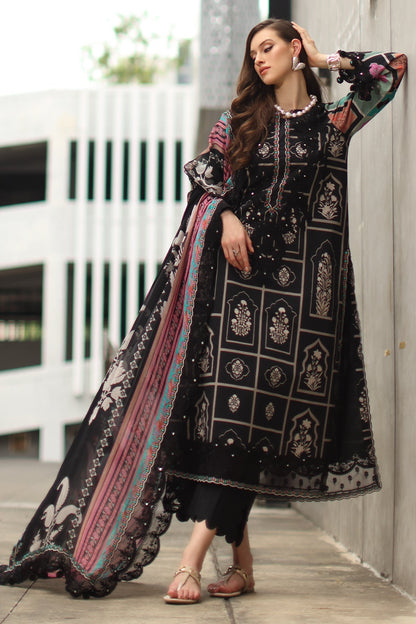 Charizma | Combination Lawn | CC6-21 - Luxury Dress - available at Maria Faisal in UK and USA.